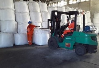 Sal marinho será exportado pela primeira vez pelo Porto de Cabedelo