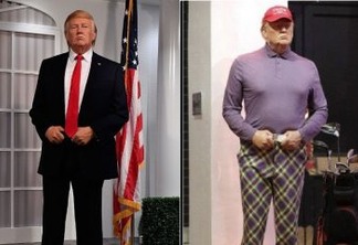 Após derrota nas eleições museu de cera coloca Trump vestido com roupas de golfe