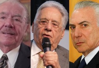 Sarney, FHC e Temer vão tomar vacina oferecida por João Doria