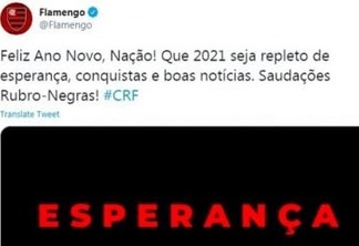 Virou meme: Flamengo faz post de Ano-Novo um dia antes e gafe vira piada nas redes