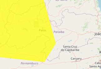 Paraíba tem 99 municípios em alerta amarelo de baixa umidade, diz Inmet