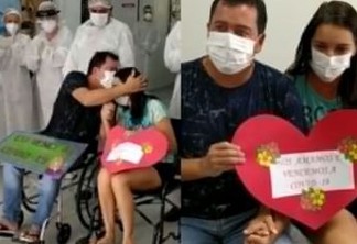 Casal recebe alta do hospital no mesmo dia, após vencer a Covid-19, na Paraíba