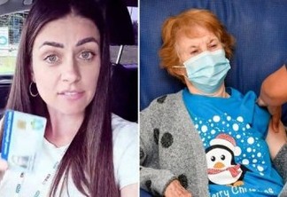 Enfermeira que virou conspiracionista questiona a primeira britânica a ser vacinada: 'Não é atriz?'