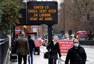 Governo do Reino Unido afirma que a nova cepa do vírus é 30% mais letal