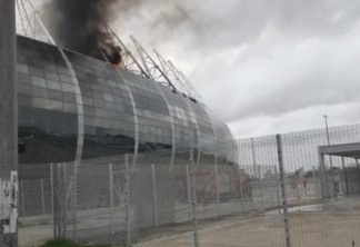 URGENTE! Incêndio atinge Arena Castelão, em Fortaleza - VEJA VÍDEO