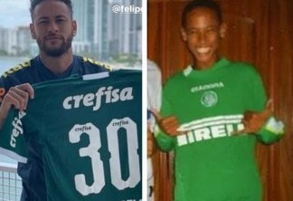 "Galera do mimimi", diz Neymar rebatendo críticas por trocar Palmeiras pelo Santos