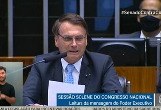 air Bolsonaro discursa na abertura do ano legislativo no Congresso Nacional; VEJA VÍDEO