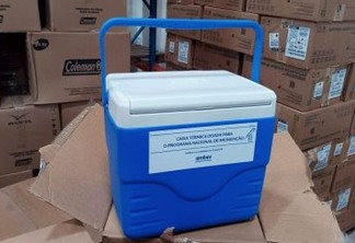 Ambev doa 154 caixas térmicas para campanha de vacinação contra a Covid-19 na Paraíba
