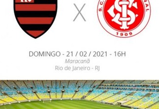 Flamengo x Internacional: Veja onde assistir, escalações, desfalques e arbitragem