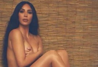 Kim Kardashian recebe milhões de curtidas ao postar foto seminua no Instagram