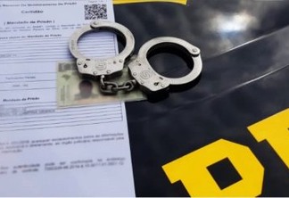 Foragido da Justiça por furto é preso pela PRF na Paraíba