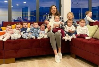 ‘MAIOR FAMÍLIA DO MUNDO’: Com 11 filhos, mulher planeja ainda ter mais cem