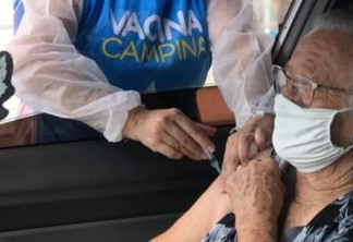 Campina Grande inicia vacinação contra Covid-19 para idosos acima de 75 anos