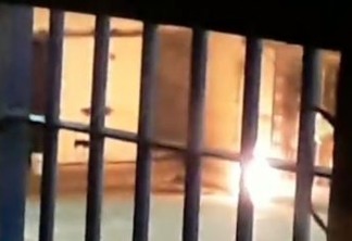 Detentos iniciam rebelião com princípio de incêndio no presídio de Patos