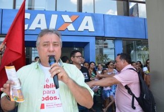 CAIXA FECHADA HOJE: Funcionários anunciam paralisação dos serviços por 24 horas  na Paraíba