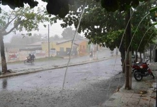 Mais de 115 municípios da Paraíba recebem alerta de perigo potencial de chuvas intensas
