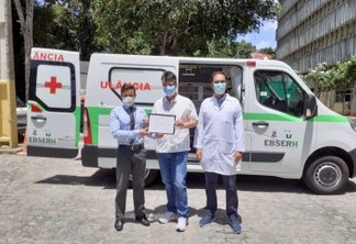 HU de João Pessoa adquire ambulância através de emenda do deputado federal Ruy Carneiro