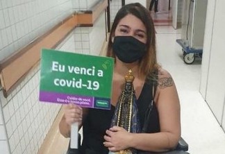 Após vencer a Covid-19, cantora Myra Maia deixa hospital de João Pessoa - VEJA VÍDEO