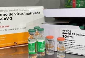 ATUALIZAÇÃO: Paraíba recebe quase 60 mil doses de vacinas contra a Covid-19 nesta quinta-feira