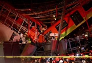 Trem desaba em avenida após queda de viaduto e mata pelo menos 23 pessoas no México - VEJA VÍDEO