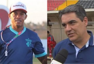 Marcelinho deixa o comando do Treze e clube anuncia Tuca Guimarães como novo técnico