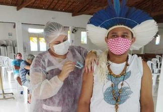 Região da Paraíba tem mais de 90% dos indígenas vacinados contra a Covid-19