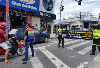 STTRANS realização blitz educativa nas principais ruas de Patos