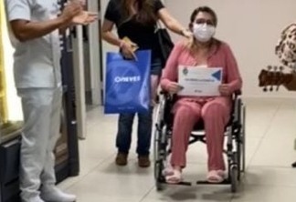 Prefeita de Rio Tinto recebe alta hospitalar após tratamento contra Covid-19 - VEJA VÍDEO