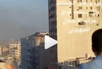 LANÇAMENTOS DE MÍSSEIS: Prédio de 13 andares desaba após ataque de Israel a Gaza - VEJA VÍDEO