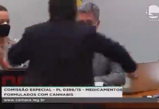 Deputado bolsonarista agride colega petista em sessão sobre Cannabis na Câmara - ASSISTA