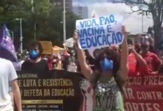 "Bolsonaro vai cair": manifestantes fazem protesto contra Bolsonaro em João Pessoa - VEJA VÍDEO