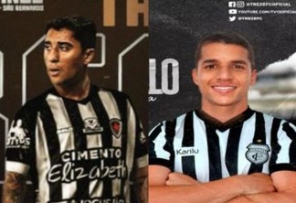 Treze e Botafogo-PB anunciam reforços nas equipes; veja