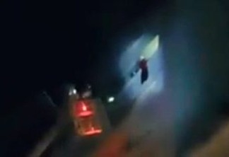 DESESPERO: jogador é resgatado de incêndio pela janela de hotel - VEJA VÍDEO