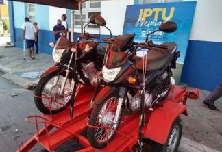 Prefeitura de Patos sorteia no dia 15 de junho a primeira motocicleta da campanha do IPTU Premiado 2021