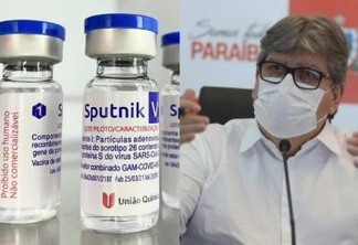 IMUNIZAÇÃO: João Azevêdo anuncia importação de 81 mil doses da vacina Sputnik V