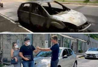 Digital influencer pessoense ajuda família que teve carro destruído pelo fogo e faz 'vakinha online' para comprar outro veículo - VEJA VÍDEO