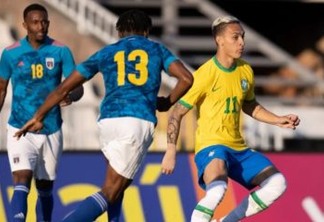 Seleção olímpica do Brasil é surpreendida e perde por 2 a 1 em amistoso contra Cabo Verde