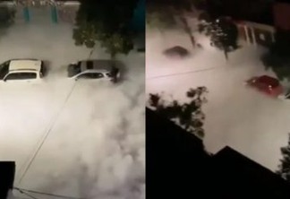 'Nuvem' branca invade ruas de cidade e assusta moradores