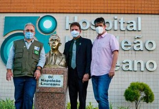 Marcelo Queiroga visita Hospital Napoleão Laureano, confirma compra de novo acelerador linear e destaca trabalho de Ruy Carneiro na luta contra o câncer
