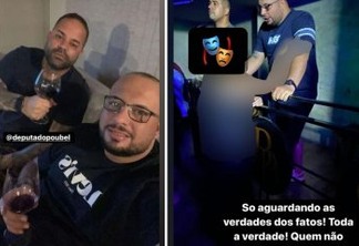 EM TOM DE DEBOCHE: Deputado e policial postam foto brindando após denuncia de estupro na boate deles