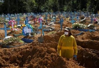 Covid: Brasil tem 1.354 mortes em 24 h e 3º dia com média abaixo de 1.100