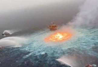 Incêndio em águas oceânicas? "Olho de fogo" acontece no México e gera grande repercussão - VEJA VÍDEO