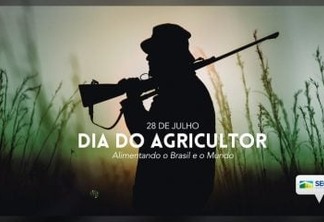Governo Federal divulga imagem de homem armado em "homenagem" ao Dia do Agricultor
