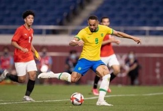 Com gol do paraibano Matheus Cunha, Brasil vence o Egito e se classifica à semi das Olimpíadas