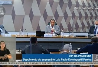 AO VIVO: Representante que denunciou oferta de propina de servidor do ministério da Saúde presta depoimento na CPI da Pandemia
