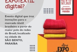 Prefeitura de São Bento lança 1ª Expo Têxtil Digital 2021 e convida expositores para participarem da Feira de Negócios