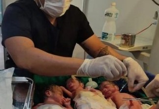 Grávida de gêmeos descobre 3º bebê durante parto