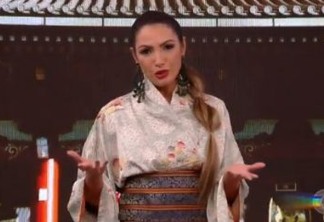 Patrícia Poeta é acusada de apropriação cultural após usar kimono no Encontro