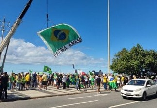 Manifestantes fazem atos a favor de Bolsonaro e do voto impresso nas eleições de 2022