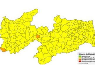 PLANO NOVO NORMAL: Paraíba mantém apenas duas cidades em bandeira laranja na nova avaliação